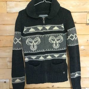 TNA zip up sweater